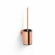 CLASSIC – Low-hanging toilet brush / metal holder, plastic brush head / rose gold gloss #1