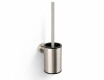 CLASSIC – Low-hanging toilet brush / metal holder, plastic brush head / brushed steel