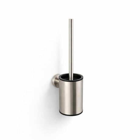 CLASSIC – Low-hanging toilet brush / metal holder, plastic brush head / brushed steel #1