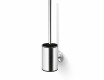 CLASSIC – Low-hanging toilet brush / metal holder, silicone brush head / chrome