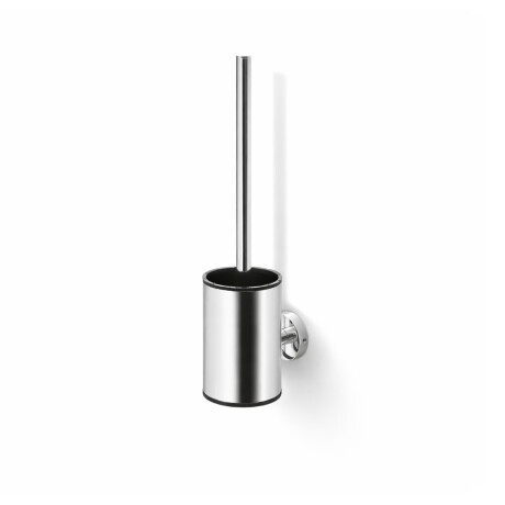 CLASSIC – Low-hanging toilet brush / metal holder, silicone brush head / chrome #1