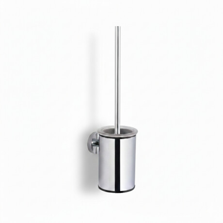 CLASSIC – Low-hanging toilet brush / metal holder, glass brush head / chrome #1