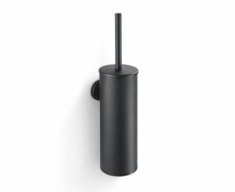 CLASSIC – Tall wall-mounted toilet brush / metal holder, plastic brush head / matt black