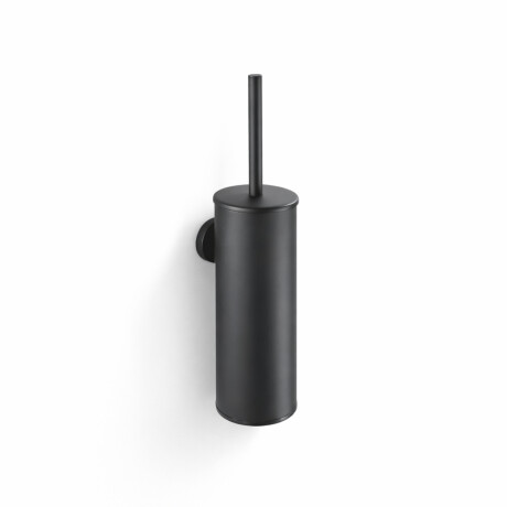 CLASSIC – Tall wall-mounted toilet brush / metal holder, plastic brush head / matt black #1