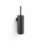 CLASSIC – Tall wall-mounted toilet brush / metal holder, plastic brush head / matt black #1