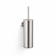 CLASSIC – Tall wall-mounted toilet brush / metal holder, plastic brush head / brushed steel #1