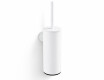 CLASSIC – Tall wall-mounted toilet brush / metal holder, plastic brush head / matt white