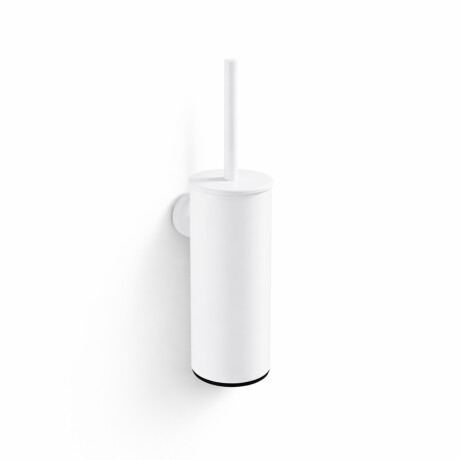 CLASSIC – Tall wall-mounted toilet brush / metal holder, plastic brush head / matt white #1