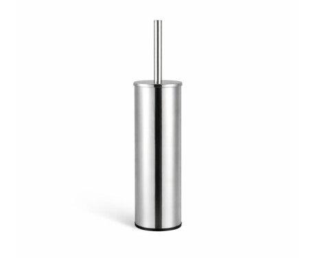 CLASSIC – Tall freestanding toilet brush / metal container, plastic brush head / chrome