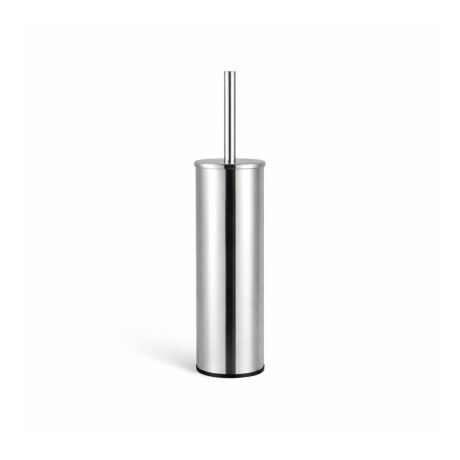 CLASSIC – Tall freestanding toilet brush / metal container, plastic brush head / chrome #1