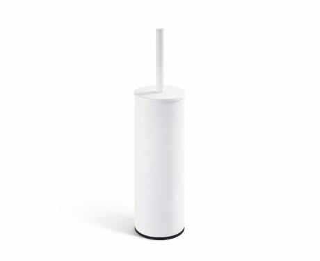 CLASSIC – Tall freestanding toilet brush / metal holder, plastic brush head / matt white