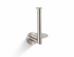CLASSIC – Holder with a rosette for a spare roll of toilet paper / brushed steel