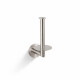 CLASSIC – Holder with a rosette for a spare roll of toilet paper / brushed steel #1