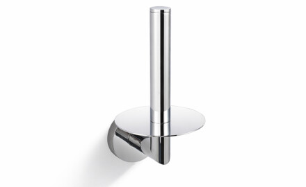 CLASSIC – Holder with a rosette for a spare roll of toilet paper / chrome