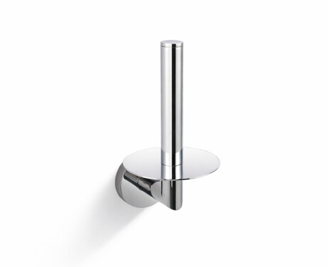 CLASSIC – Holder with a rosette for a spare roll of toilet paper / chrome