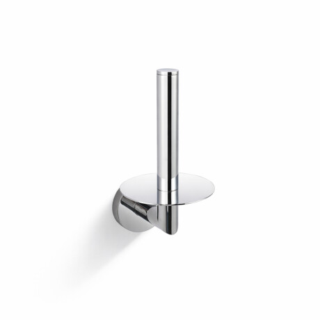 CLASSIC – Holder with a rosette for a spare roll of toilet paper / chrome #1
