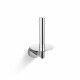 CLASSIC – Holder with a rosette for a spare roll of toilet paper / chrome #1