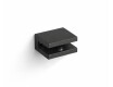 CLASSIC – Bracket/clamp for glass shelves 07.80160/50/40/30 – 2 pcs. / matt black