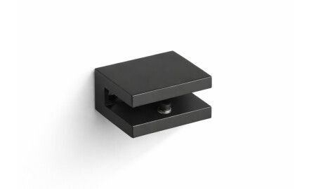CLASSIC – Bracket/clamp for glass shelves 07.80160/50/40/30 – 2 pcs. / matt black