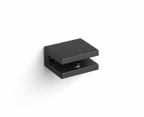 CLASSIC – Bracket/clamp for glass shelves 07.80160/50/40/30 – 2 pcs. / matt black