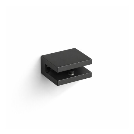 CLASSIC – Bracket/clamp for glass shelves 07.80160/50/40/30 – 2 pcs. / matt black #1