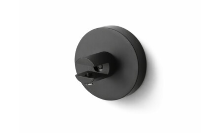 CLASSIC – Bracket with rosette for glass shelves 07.80160/50/40/30 – 2 pcs. / matt black