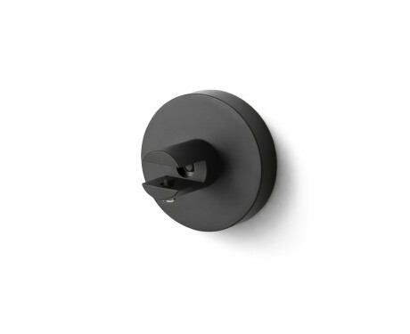 CLASSIC – Bracket with rosette for glass shelves 07.80160/50/40/30 – 2 pcs. / matt black