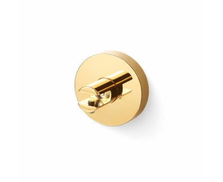 CLASSIC – Bracket with rosette for glass shelves 07.80160/50/40/30 – 2 pcs. / glossy gold