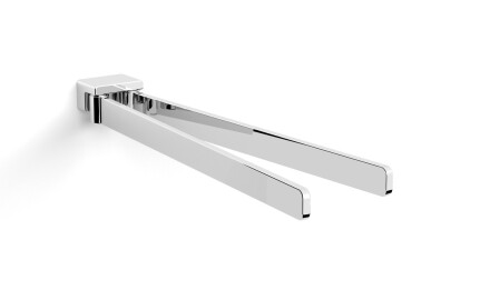 NEXT – Towel rail / double-bar, adjustable / chrome