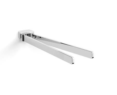 NEXT – Towel rail / double-bar, adjustable / chrome