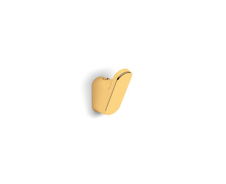 MILANO/NEXT – Single towel hook / glossy gold