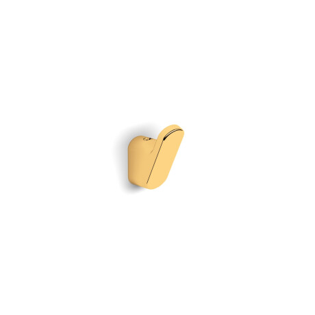 MILANO/NEXT – Single towel hook / glossy gold #1