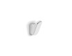 MILANO/NEXT – Single towel hook / chrome