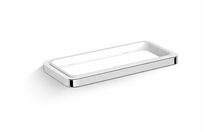 NEXT – Double mount, countertop-mounted / * glass to be ordered separately / chrome