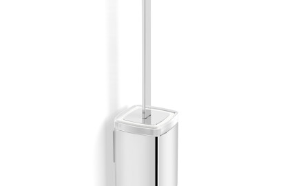 NEXT – Wall-mounted toilet brush / chrome