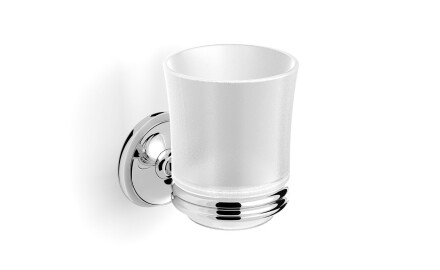 MONACO – Handle with cup / chrome, matt glass