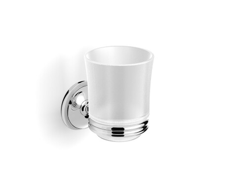 MONACO – Handle with cup / chrome, matt glass