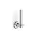 MONACO – Holder with a rosette for a spare roll of toilet paper / chrome #1