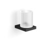 KOBE – Cup holder / matt black, matt glass