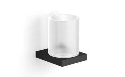 KOBE – Cup holder / matt black, matt glass