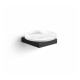 KOBE Soap Dish  / matt black, matt glass #1