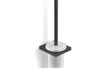 KOBE – Wall-mounted toilet brush / matt black