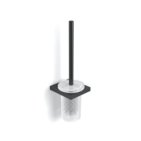 KOBE – Wall-mounted toilet brush / matt black #1