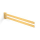 MILANO – Towel rail / double-arm, adjustable / glossy gold #1