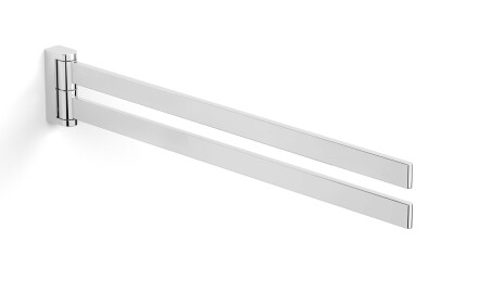 MILANO – Towel rail / double-arm, adjustable / chrome