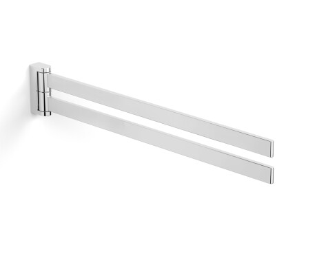 MILANO – Towel rail / double-arm, adjustable / chrome