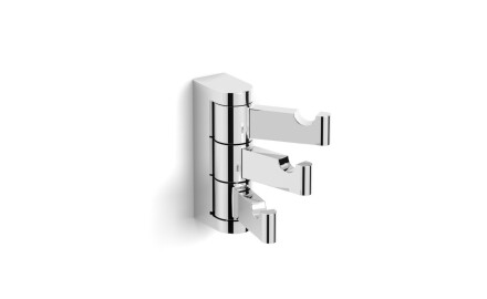 MILANO – Towel hook / triple swivel / chrome