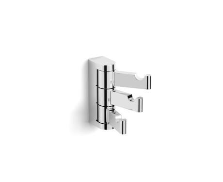 MILANO – Towel hook / triple swivel / chrome