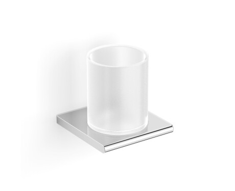 MILANO – Handle with cup / chrome, matt glass