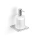 MILANO – Liquid soap dispenser / chrome, frosted glass #1